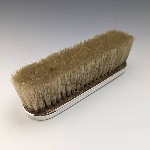 1927 年英國復古純銀和皮革手柄刷子套裝 4 件套 Collet 和 Anderson